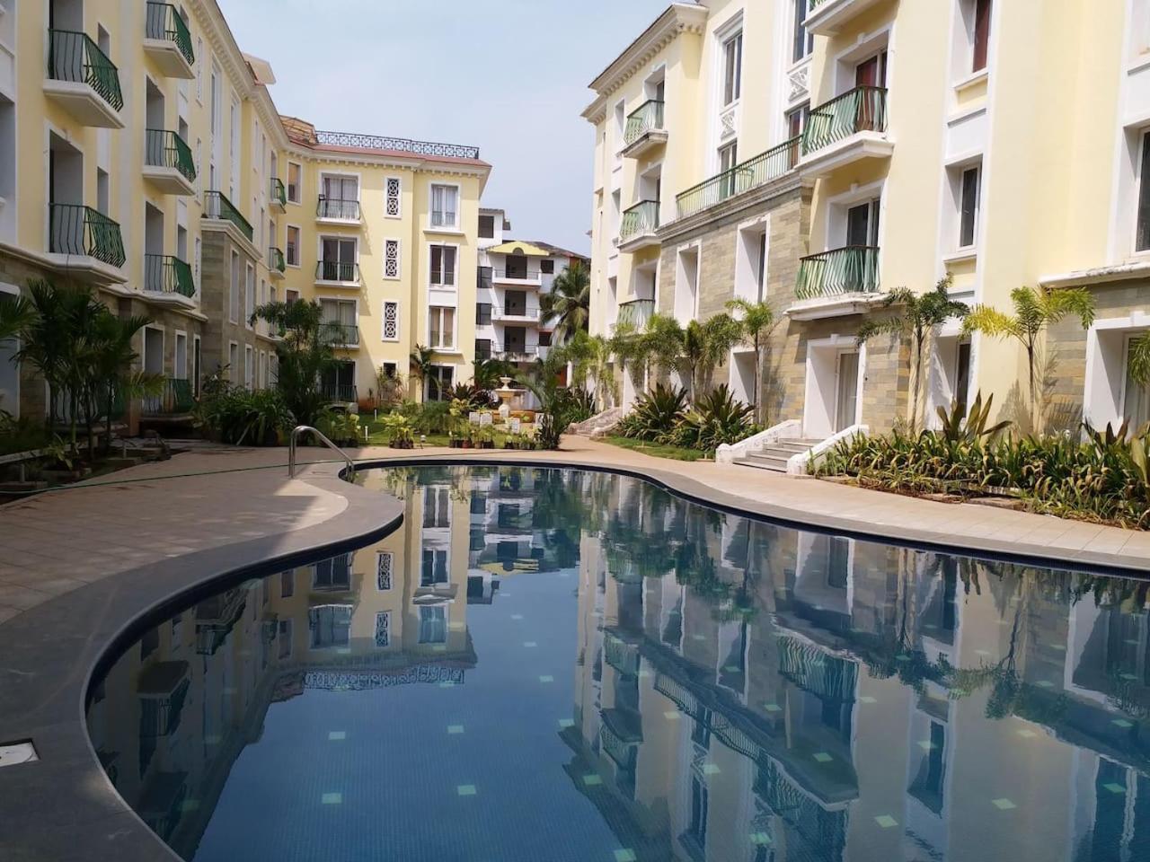 Areia De Goa, Comfort Stay Apartment Near Baga Beach Esterno foto